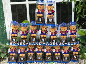 Boneka Wisuda Seragam SD Seragam SMP Seragam SMA Bisa Custom Sesuka Hati Bisa Request Foto Free Selempang Nama