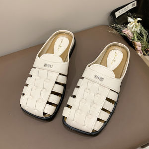Vintage Roman Woven Sandals New Fashion Soft Sole Toe Outdoor Real Soft Leather Casual Sandals