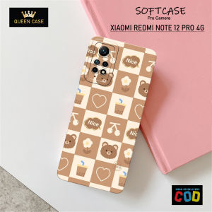 Case Xiaomi Redmi Note 12 Pro 4G / Note 11 Pro 4G  - Queen Case - Motif Kartun - Softcase Pro Camera Lembut Lentur Dan Tebal - Casing - Cover - Karet - Kesing - Silikon - Silicone Case Ponsel Protection TPU Handphone - Queen Case