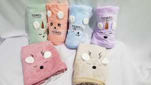 Handuk Bayi Motif Boneka 50X100cm bisa dipakai dewasa atau anak anak PREMIUM BLANKET BABY TOWEL