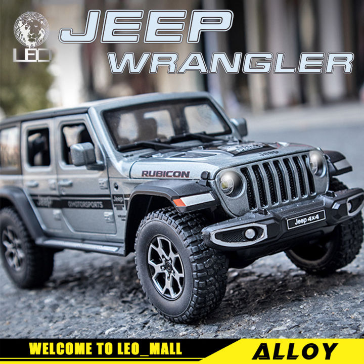 LEO 1:22 JEEP Wrangler Rubicon 4X4 Toy Car Model Metal Alloy
