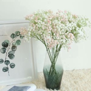 Cành hoa baby giả dài 52cm 4 nhánh decor siêu xinh