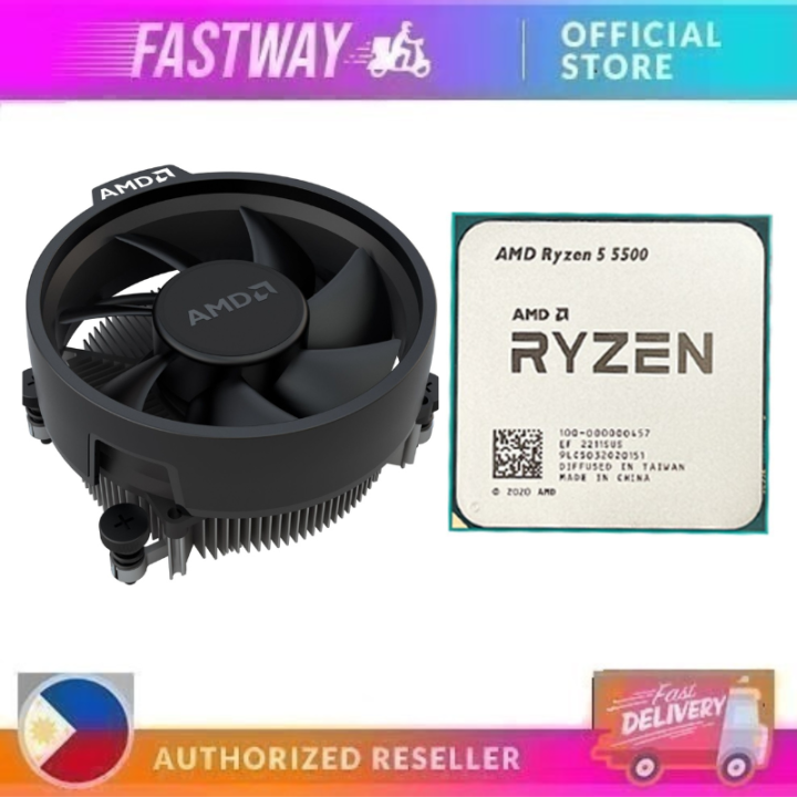 AMD RYZEN 5500 TYPE W/O GRAPHICS  WITH WRAITH STEALTH COOLER Lazada PH