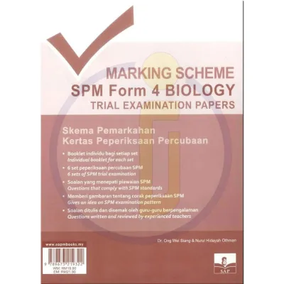 [Intelligent] SAP Marking Scheme SPM Trial Examination Paper 2024