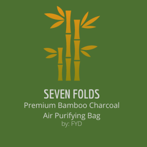 [SEVENFOLD] 75g.- 2pcs Premium Bamboo Charcoal Air Purifier Bamboo Charcoal Air Freshener Odor Eliminator  Excess Moisture Remover Deodorizer Activated Bamboo Charcoal Dehumidifier Formaldehyde Benzine Aldehyde Remover Gifts