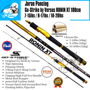 Joran Pancing Go-Strike by Versus RONIN XT 165cm / 180cm Gen 2 (10kg- 15kg) Fuji Solid - Engkus Fishing