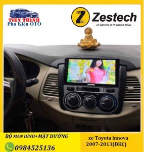 [Tặng phần mềm VIETMAP S1 bản quyền] Bộ Màn hình android S100j kèm mặt dưỡngjack zin theo xe Toyota Innova ĐHC 2007-2012. Màn hình cho xe Chạy hệ điều hành Android 10 tích hợp VIETMAP S1 NAVITEL.màn hình androi cho xe.man hinh xe oto