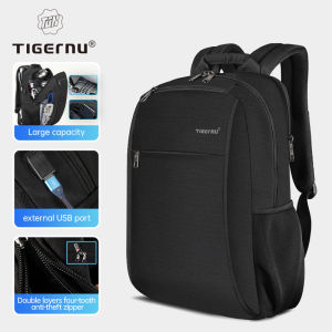 [New]Tigernu 3221A Anti Fouling water resistant Fashion Laptop bag korean backpack With USB Charging Port school bag for men