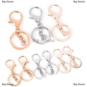 [COD] Big House 10PCS DIY Key Rings Key Chain Jewelry Findings Lobster Clasp Keyring Making