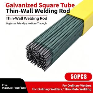 50PCS Green Welding Rods For Thin Stable Low Melting Point Quick Welding Solder Wires RodCarbonSteel
