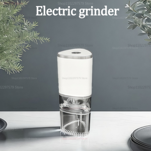 Portable USB Rechargeable Electric Coffee Grinder Fashionable Glass Coffee Bean Crusher Portable Coffee Machine When Traveling