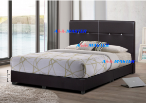 Katil Kulit PVC Bed Divan Queen Bed Frame Katil Tambah Foam Tilam