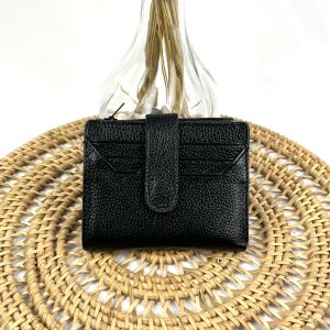 Dompet Lipat Kartu dan Uang full Kulit Sapi untuk Pria Wanita Mini Simpel Terbaru muat ATM dan KTP