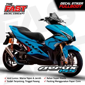 Decal Sticker Variasi Fullbody Aerox 155 VVA Old NVX - Dekal Stiker Aerox New Decal Stiker Motor Aerox Lama Dekal Variasi Aksesoris Sticker Full Body Aerox Lama NVX