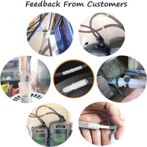 40Pcs Sturdy Plastic Pipe Couplings Chemicals Resistant Barbed Fittings For Laboratory Gas Lines Fluid Transfer