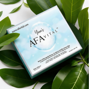 Yinns AFAVITAL Botanical Beverage Moringa Chlorella Blue Green Algae 14 Sachets 3g Made in Malaysia