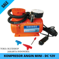 KOMPRESOR ANGIN MINI / Orange Kompresor Angin Mini - Dc 12V Mini Air Compressor / kompresor angin mini elektrik / compressor mini / Pompa Angin Mini Untuk Ban Mobil 12V. 