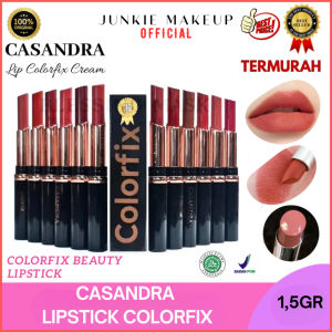 𝗝𝗨𝗡𝗞𝗜𝗘 𝗠𝗔𝗞𝗘𝗨𝗣 - Lipstik Batang Murah Casandra Colorfx Matte