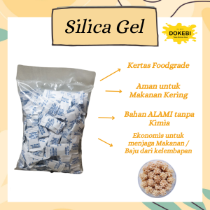 SILICA GEL ISI +-100 pcs (200G) / ANTI LEMBAB