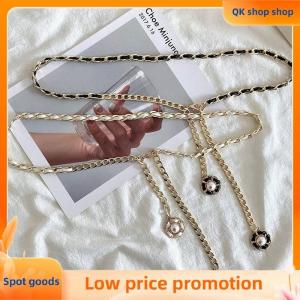 ✨QK shop✨ Chain Belts For Women Punk Style Metal Dress Gold Decoration Waist Chain Ladies Luxury Designer Brand Clothing Accessories