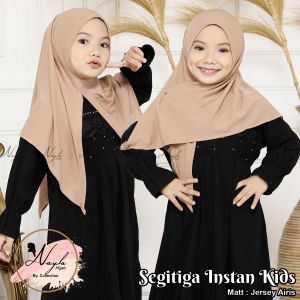 BISA COD-BEST SELLER KERUDUNG ANAK SEGITIGA INSTAN KIDS HIJAB ANAK BAHAN JERSEY AIRIS TERBARU NAYLA HIJAB