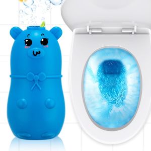 10แถม1 น้ํายาดับกลิ่นชักโครก หมีฟ้า ระงับกลิ่น เจลดับกลิ่น ก้อนดับกลิ่น ขจัดคราบสกปรก ดับกลิ่นชักโครก ก้อนฟ้า น้ําสีฟ้า น้ํายาดับกลิ่น หมีใส่ชักโครก