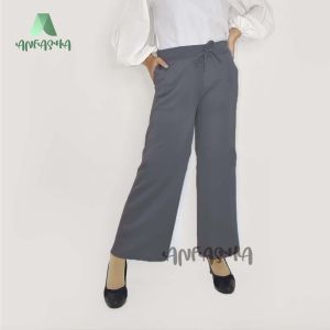Celana Kulot Polos SCUBA: Mode Wanita Muslim yang Nyaman