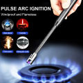 Electric lighters Chargeable USB Arc Long Lighter Kitchen  gas stove Lighter Safety Fire Starter. 