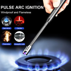 Rechargeable electric lighters with light for kitchen igniter for gas stove spark candle lighters electric lighter rechargeable gas stove lighter igniter lighters torch lighters gas stove lighters rechargeable flameless lighters