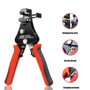 Professional Ergonomic Electric Stripping Plier Suitable for Electrical Cable Wire Cutting Stripping Home Industrial Use