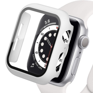 Kính + Ốp Cho Apple Watch Serie Ultra 8 7 6 SE 5 4 3 2 Ốp Đồng Hồ Thông Minh 49Mm 45Mm 41Mm 44Mm 40Mm 38Mm 42Mm Phụ Kiện Ốp Bảo Vệ Màn Hình Chống Va Đập
