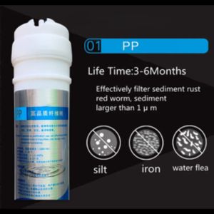 Household Water Purifier Refill Cartridge for Water Filter System Replacement Home Kitchen Water Filtration PP UDF CTO MS RES UF T33
