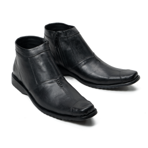 Sepatu Boots Pria Kulit PDH Security Model Pantofel Formal Ritsleting Handmade L-Boot001