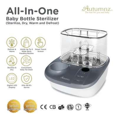 Autumnz All - In - OneBaby Bottle Sterilizer (Sterilise Dry Warm and Defrost)|| Premium 2 in 1 Sterilizer&Dryer
