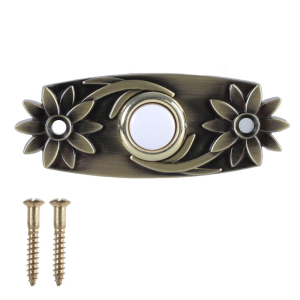 Wiring Door Bells Push Buttons Brass Lighted Press Button Wall Mounted Doorbell Switches Garage Doorbell Button