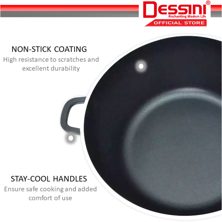 DESSINI%20ITALY%2024CM%20Casserole%20Die%20Cast%20Aluminium%20Non%20Stick%20Pot%20Bowl%20Pan%20Cookware%20Tool%20with%20Cover%20-%20Image%205