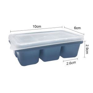 RGFV STORE With Lid Odorless Ice-Making Artifact Easy To Demold Homemade Cube Mold Ice Tray Ice Mold Ice-Making Box