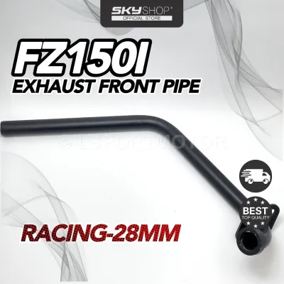 28MM 🔥 YAMAHA FZ150I EXHAUST FRONT PIPE (RACING-28MM) EKZOS MUFFLER PIPE NECK MODIFIED MODIFY DEPAN FZ FZ150 I (S)