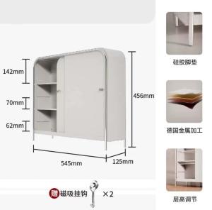 Ⓜ️ZEROIDEASⓂ️ Metal Height Adjustable Sliding Door Kitchen Rack Kitchen Shelf Desktop Rack Desktop Shelf Cosmetics Holder Cosmetics Stand Perfumes Holder Perfumes Stand Perfume Rack Perfumes Shelf Seasoning Rack Makeup Rack Cup Rack Cup Holder Cup Stand