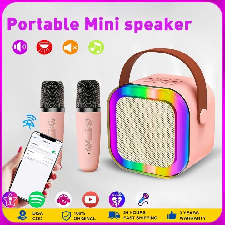 Bluetooth Mini Speaker K12 Karaoke Speaker Portable With MIC Bluetooth ...