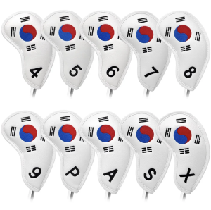 Golf đầu bao gồm Hàn Quốc lòng yêu nước Golf đầu bao gồm cho golf sắt điều khiển Fairway lai lưỡi Putter liên kết thanh