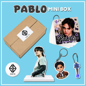 SB19 Pablo Nase Mini Box for ATIN Includes Standee Keychain Notebook and Many More