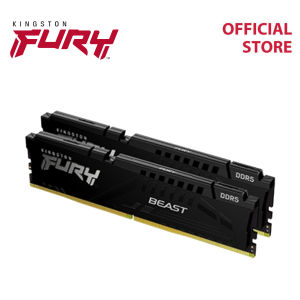 Kingston Fury Beast DDR5 16GB/32GB 16Gbit DRAM AMD EXPO Kit of 2 Gaming Desktop Memory Black