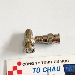 Đầu BNC cho Camera đầu thu... Chất liệu Inox đầu cắm xi mạ