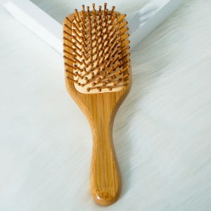 Bamboo Hair Brush Anti-Static Scalp Massage Air Cushion Styling Tool Spring Care Gift