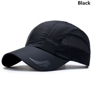 Men Women Quick Dry Running Baseball Cap Sun Hat Breathable Golf Tennis Cap