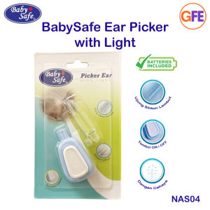 Baby Safe Pembersih Hidung Telinga Bayi Anak Dengan Lampu Nose & Ear Picker with Light NAS04