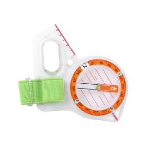 Plastic Orienteering Compasses with Scale Practical Thumb Compasses Outdoor Measuring Scale Navigation Tool