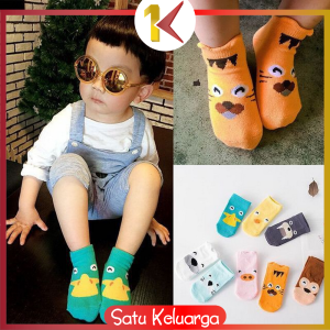 SK-P11-P14 Kaos Kaki Pendek Anak Bayi Bahan Katun Kaus Kaki Karakter Lucu Model Korea Import Murah