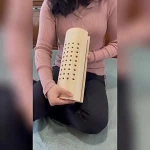 【Ship in 24H】颈椎艾灸枕实木艾灸枕颈椎艾灸盒随身灸木制艾灸枕头家用木质熏蒸